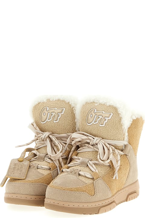 Homeware Off-White 'winter' Ankle Boots