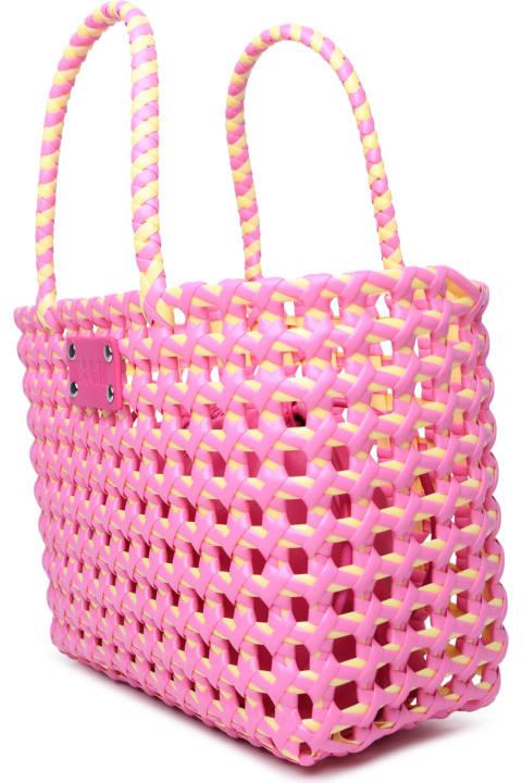MSGM Totes for Women MSGM Pink Polyethylene Blend Bag