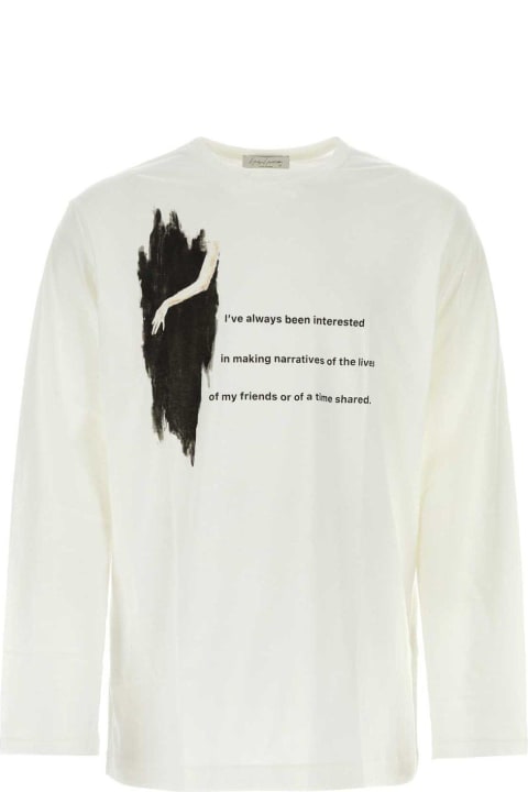 Yohji Yamamoto for Men Yohji Yamamoto Graphic-printed Long-sleeved T-shirt