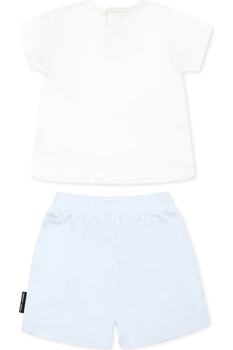 Homeware Marc Jacobs Multicolor Suit For Baby Boy With Pouch Print