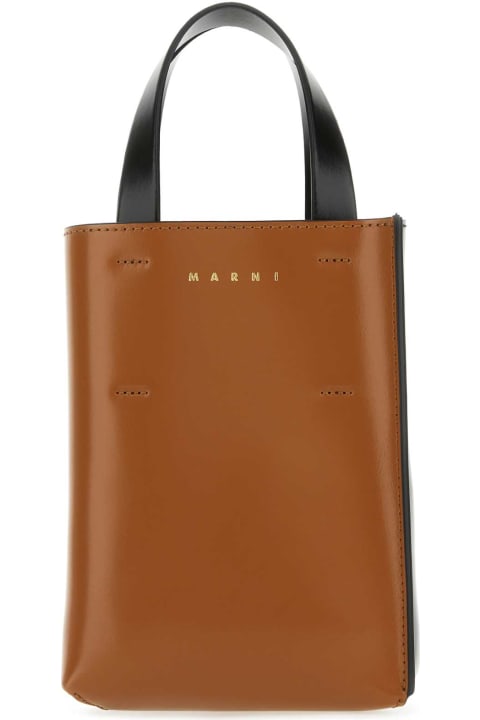 Marni Totes for Women Marni Two-tone Leather Nano Museo Handbag