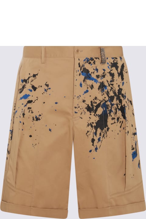 メンズ Moschinoのボトムス Moschino Beige Cotton Blend Shorts