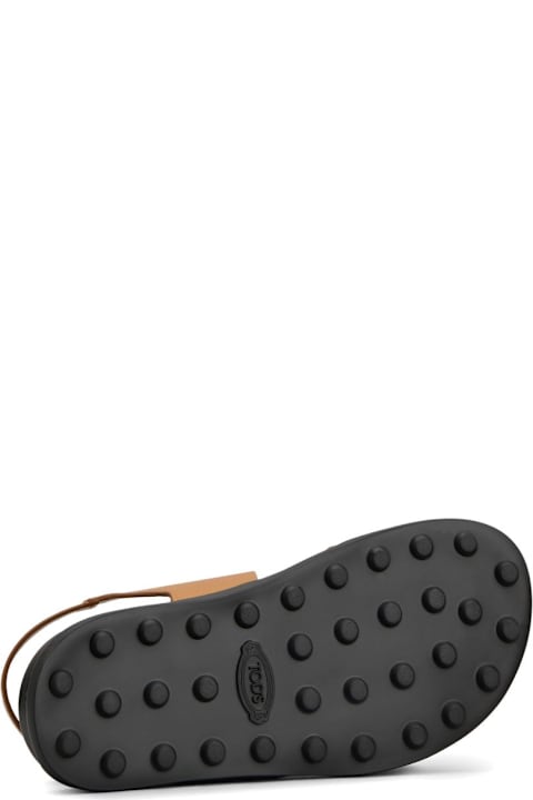 Tod's Leather Slingback Sandals