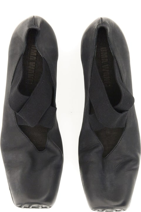 Uma Wang Flat Shoes for Women Uma Wang Leather Ballerina
