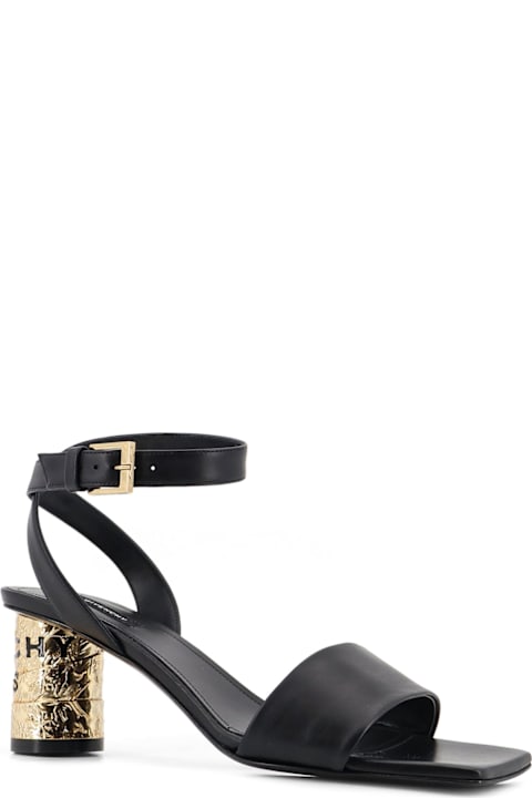 Givenchy Tape Leather Heeled Sandals