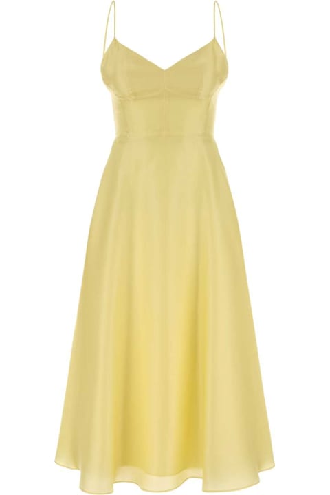 Homeware Alberta Ferretti Yellow Silk Dress