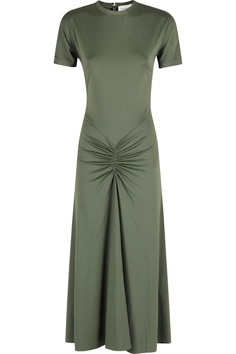 Homeware Victoria Beckham Gathered Waist T-shirt Midi Dress