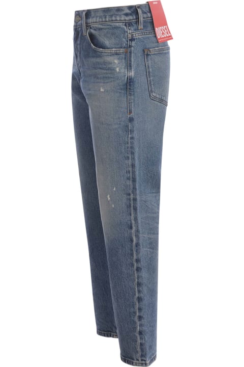 Diesel for Women Diesel Distressed Straight-leg Jeans Jeans