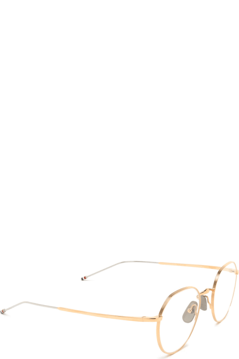 Thom Browne Eyewear for Men Thom Browne Ueo914a White Gold Glasses