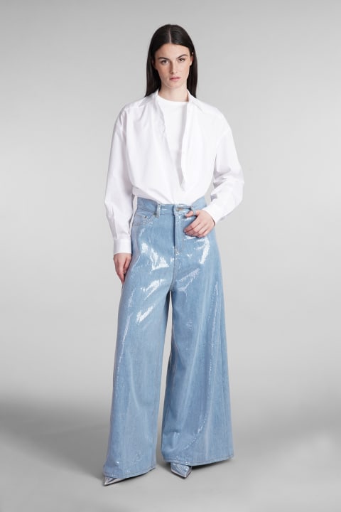 Haikure Clothing for Women Haikure Bethany Jeans In Cyan Cotton