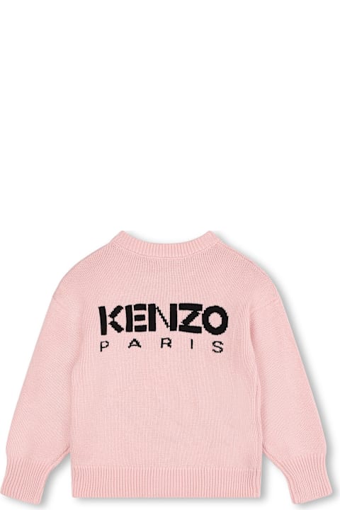 Kenzo Kids Kids Kenzo Kids Boke Sweater With Floral Inlay