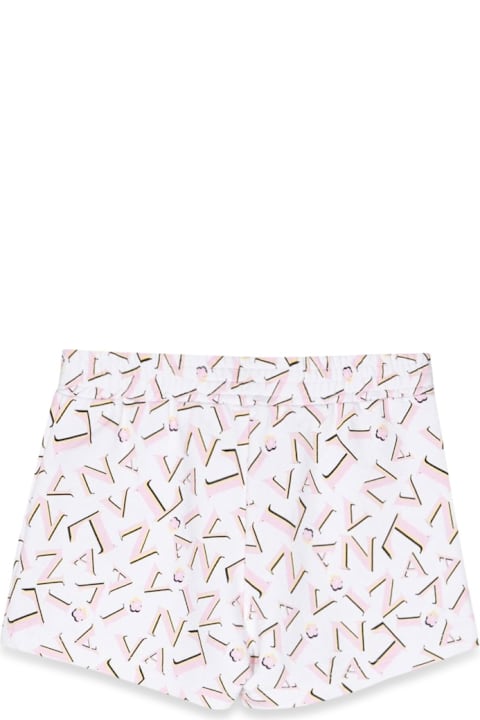 Lanvin Bottoms for Girls Lanvin Allover Logo Shorts