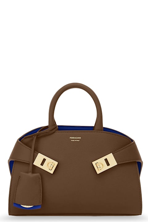 Ferragamo for Kids Ferragamo Hug Mini Leather Crossbody Bag