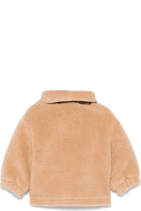 Fendi معاطف وجواكت لـ رُضع بنات Fendi Fendi Kids Jackets Beige