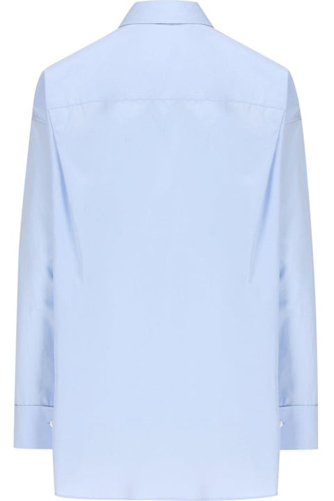 Loewe for Women Loewe Curved Hem Buttoned Shirt