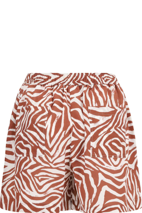 Brunello Cucinelli Sale for Women Brunello Cucinelli Zebra Patterned Shorts
