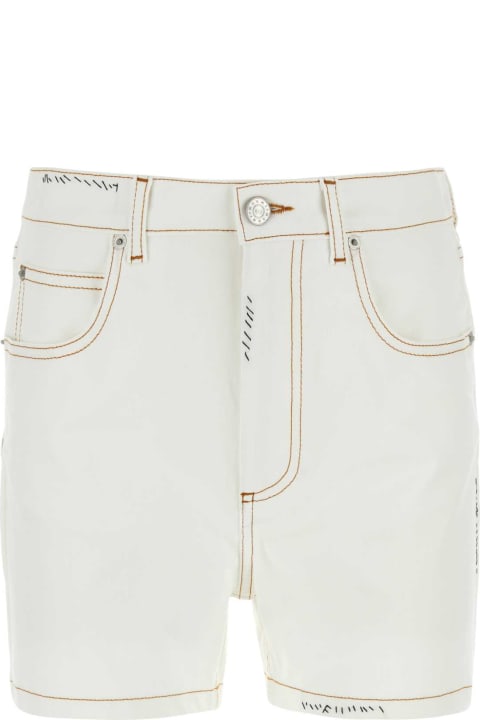 Marni for Women Marni White Stretch Denim Shorts