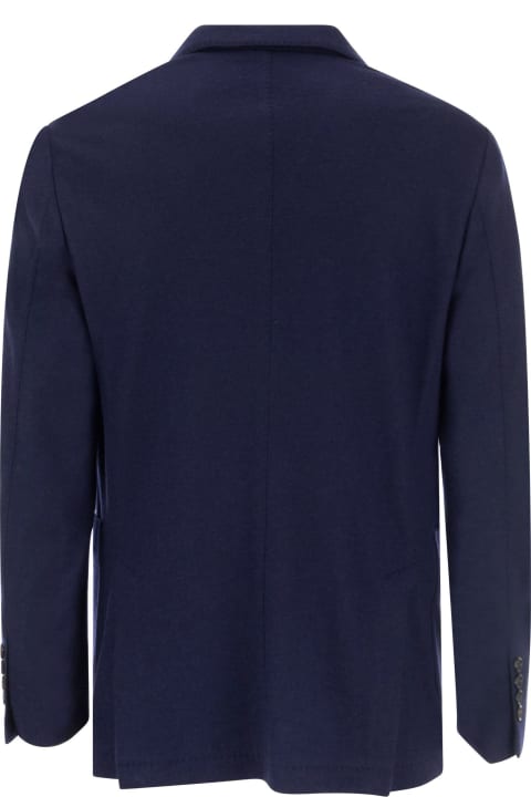 Brunello Cucinelli Clothing for Men Brunello Cucinelli Cashmere Jersey Blazer With Patch Pockets
