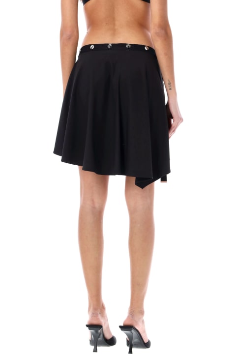 Skirts for Women The Attico Mini Skirt With Snaps