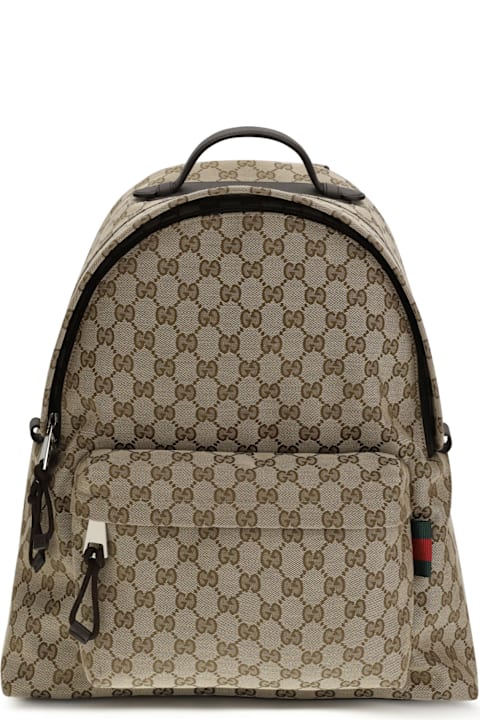 Gucci Gg Fabric Backpack