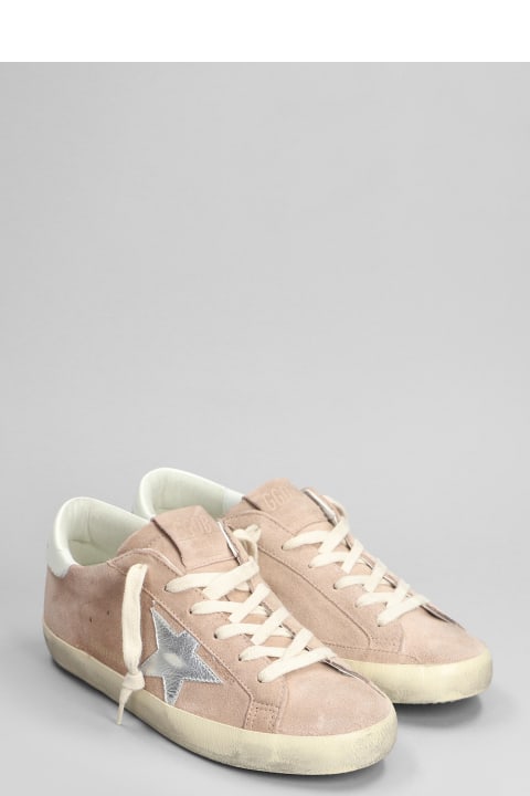 Shoes for Women Golden Goose Superstar Sneakers In Rose-pink Suede