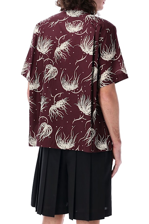 Sacai لـ Kids Sacai Printed Bowling Shirt