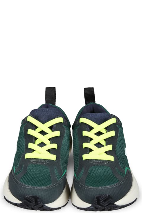 Homeware Veja Green Sneakers For Boy With Logo