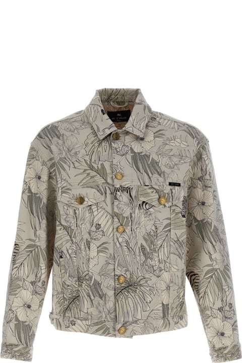 Etro for Men Etro Floral Print Denim Jacket