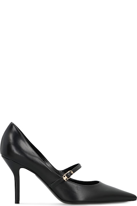 Celine Judy Strappy Décolleté In Leather