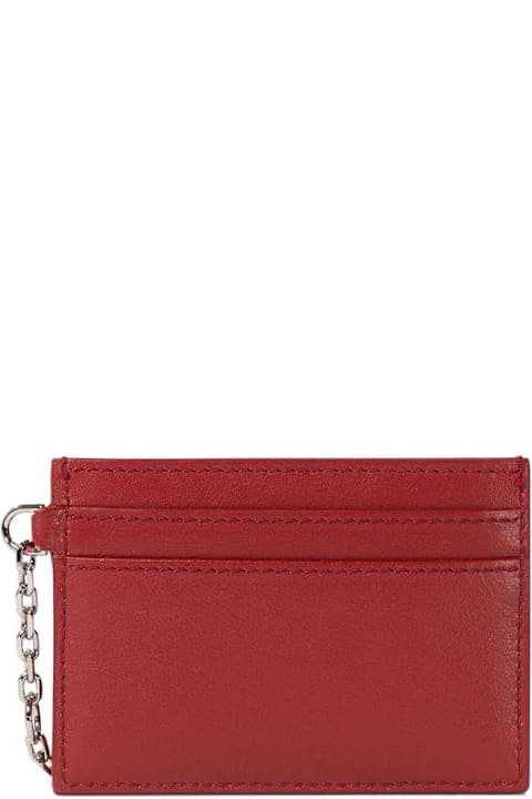 Alexander McQueen إكسسوارات لـ السيدات Alexander McQueen Sling Logo Plaque Card Holder