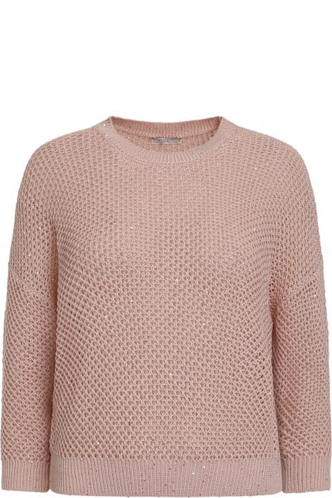 Peserico for Women Peserico Cotton Crew-neck Sweater