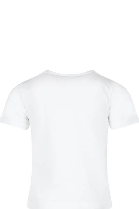 Fashion for Girls Stella McCartney Kids White T-shirt For Girl With Star