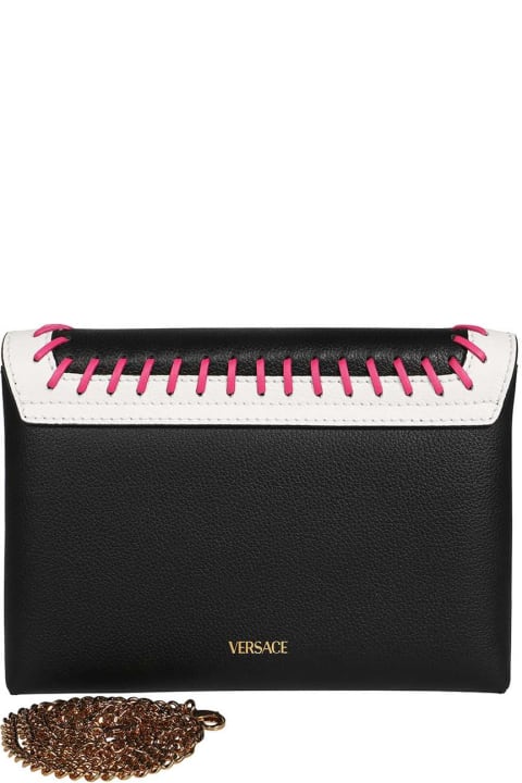 Clutches for Women Versace Leather Clutch With Strap