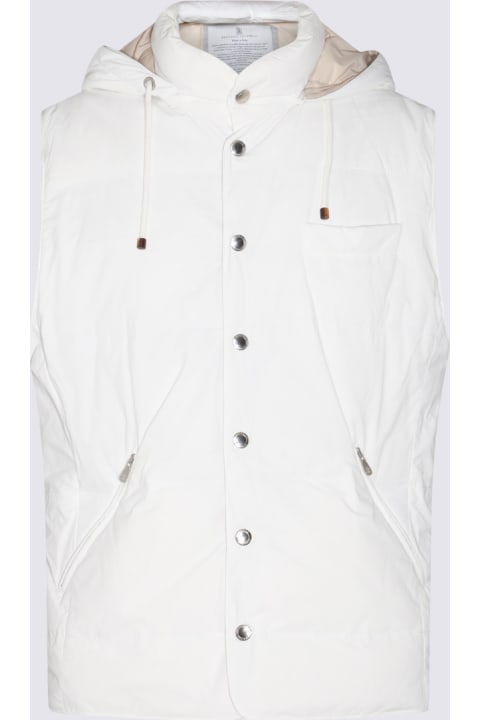 Brunello Cucinelli Coats & Jackets for Men Brunello Cucinelli White Casual Jacket