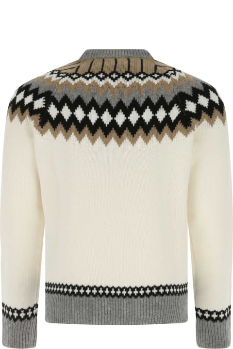 Clothing for Men Prada Embroidered Cashmere Sweater