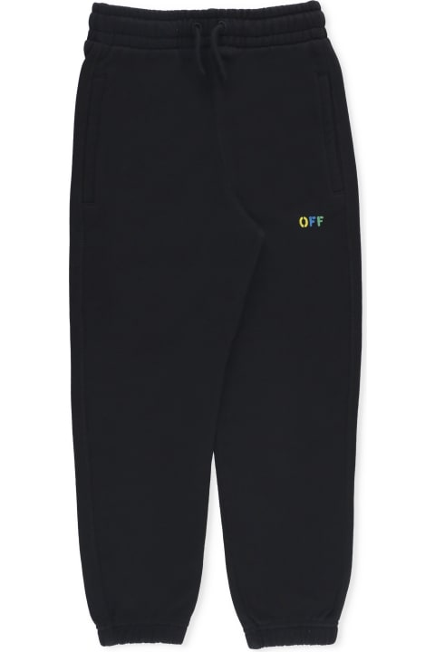 Off-White for Kids Off-White Diag Rainbow Pants