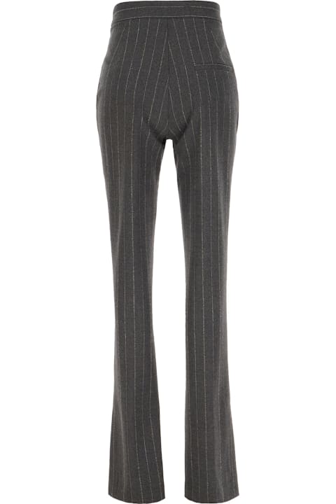 Genny سراويل طويلة وقصيرة لـ السيدات Genny Embroidered Stretch Wool Pants