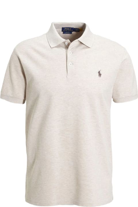 Ralph Lauren Topwear for Men Ralph Lauren Beige Cotton Polo Shirt
