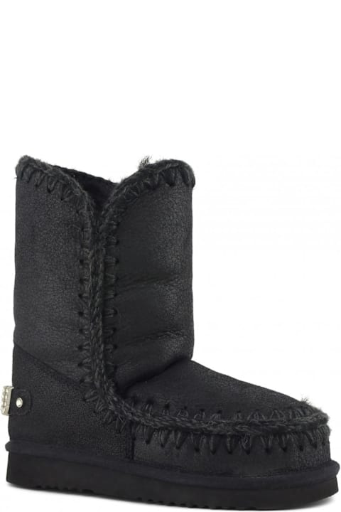 Mou Shoes for Women Mou Black Sheepskin Eskimo 24