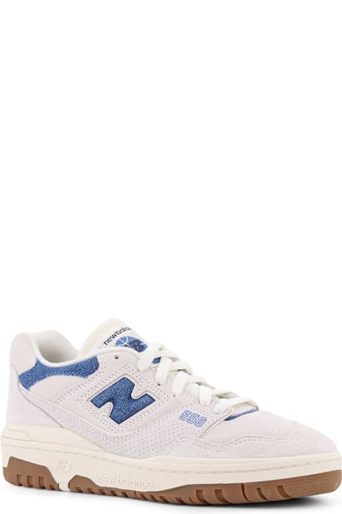 أدوات منزلية New Balance Suede Sneakers With Denim Details