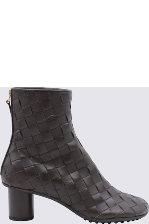 Bottega Veneta Brown Leather Atomic Boots