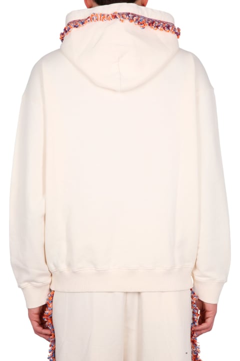 Marcelo Burlon for Kids Marcelo Burlon Fringes Sweatshirt