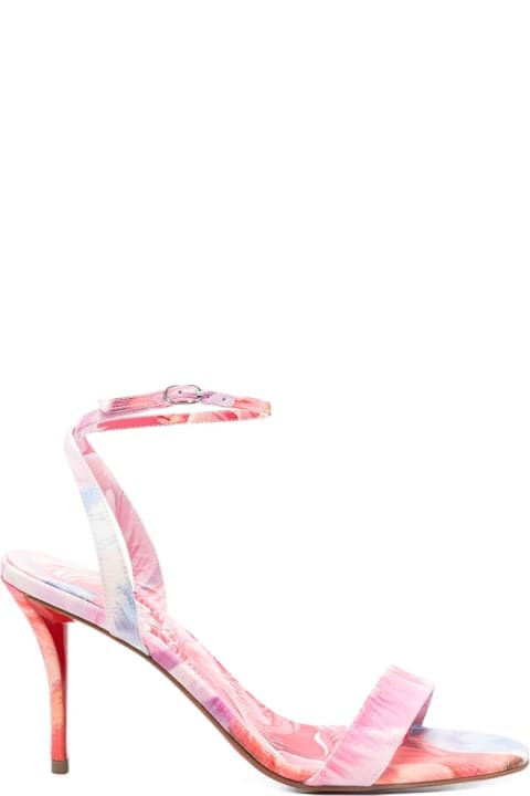 Christian Louboutin Miss Z Peony Print Sandals