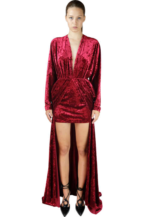 Homeware Sara Battaglia Bordeaux Ciniglia Dress
