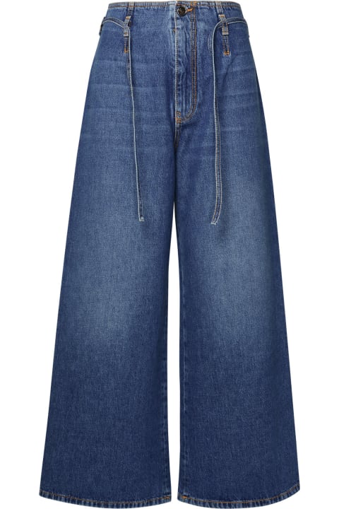 Etro for Women Etro Light Blue Cotton Jeans