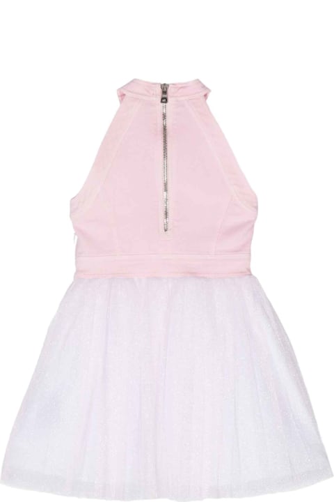 Dresses for Girls Balmain Pink Dress Girl