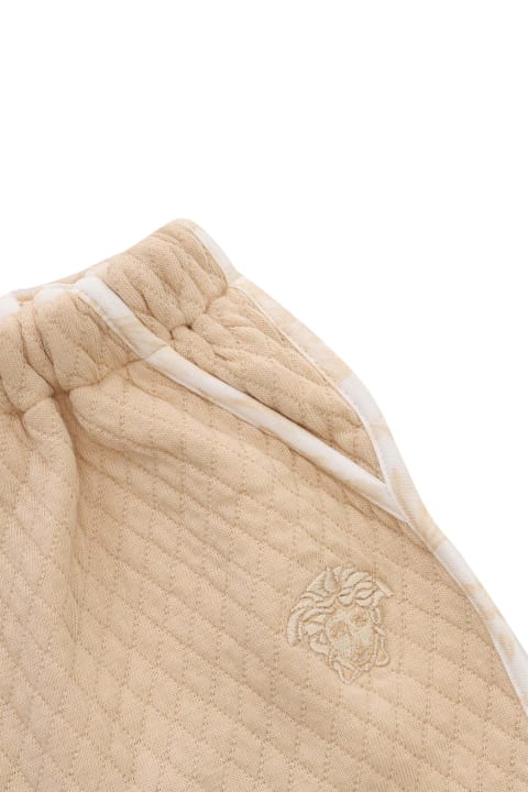 Fashion for Baby Boys Versace Beige Jogging Trousers