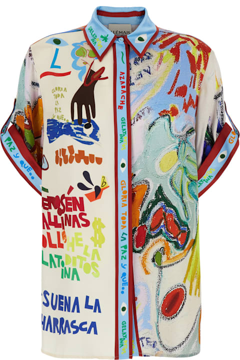 ウィメンズ ALEMAISのウェア ALEMAIS 'la Charrasca' Multicolor Shirt With All-over Printed Motif In Silk Woman