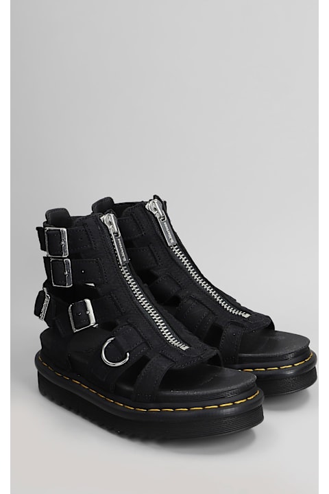 Dr. Martens Shoes for Women Dr. Martens Olson Sandals In Black Nubuck