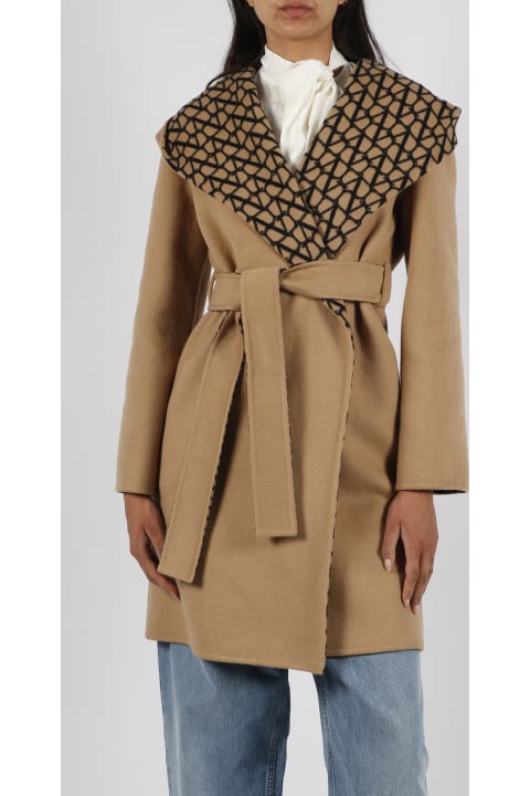 ウィメンズ Valentinoのコート＆ジャケット Valentino 'toile Iconographe' Reversible Coat